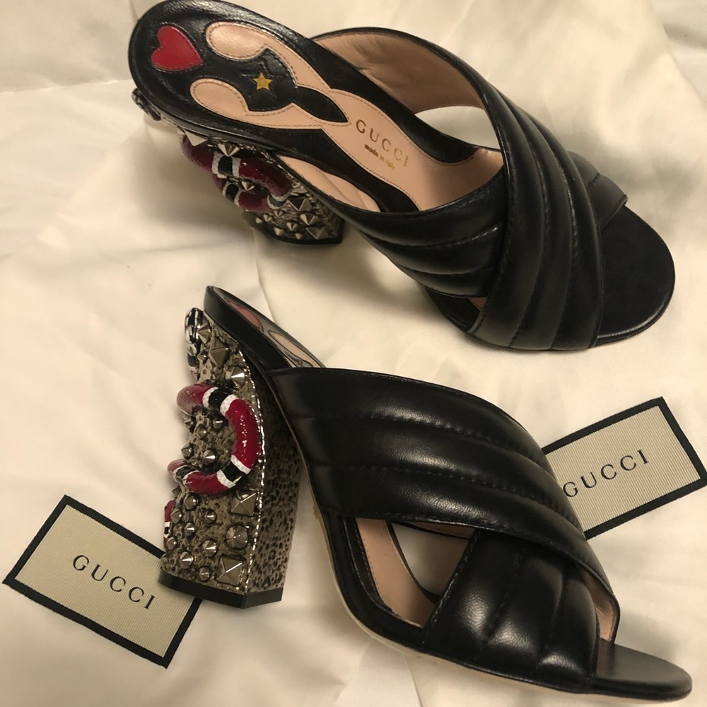 Gucci Webby Snake Slide size 37.5